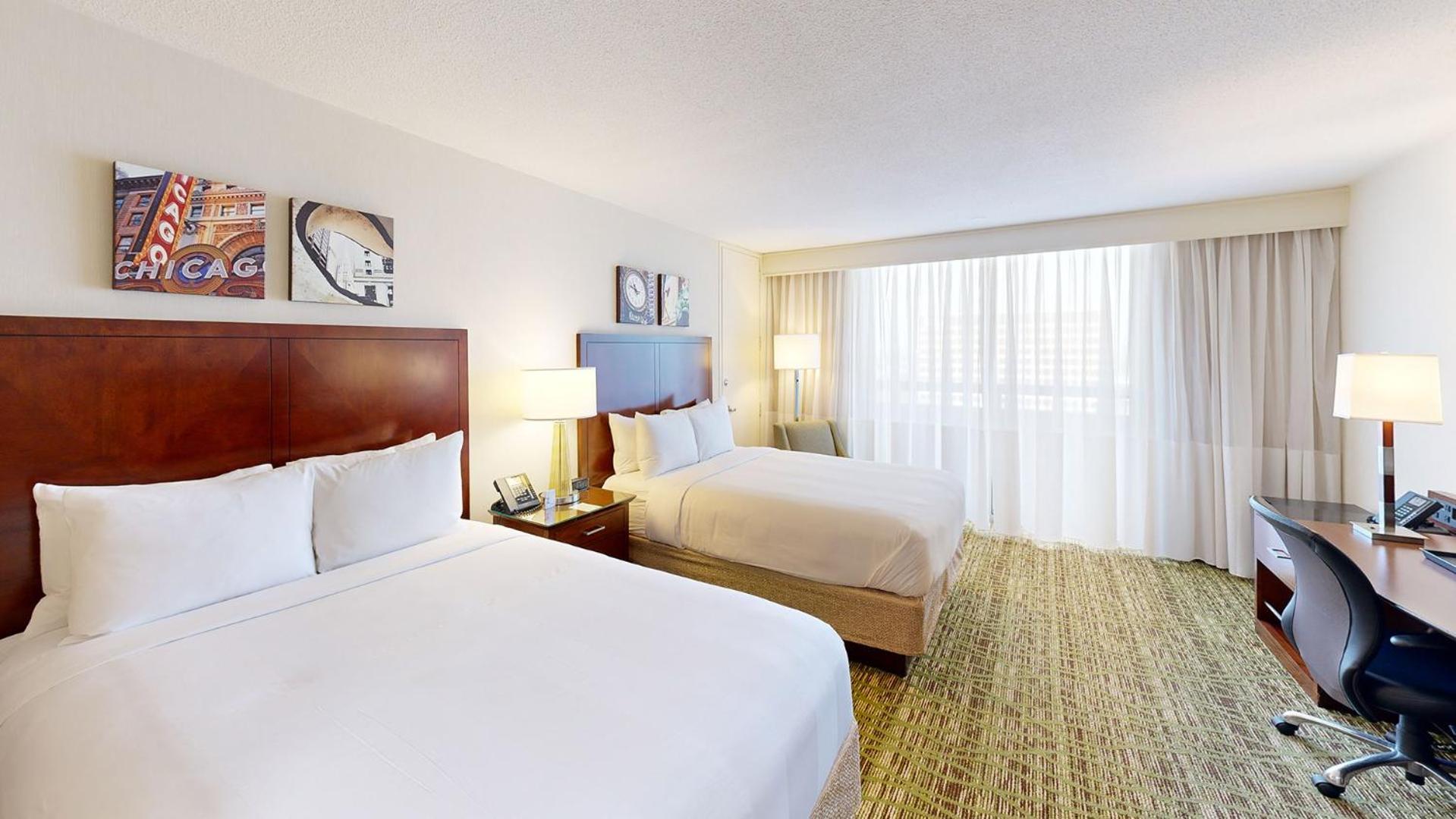 Marriott Chicago O'Hare Hotel Rosemont Exterior foto